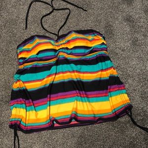 Liz Lange Maternity halter swimsuit top size XXL